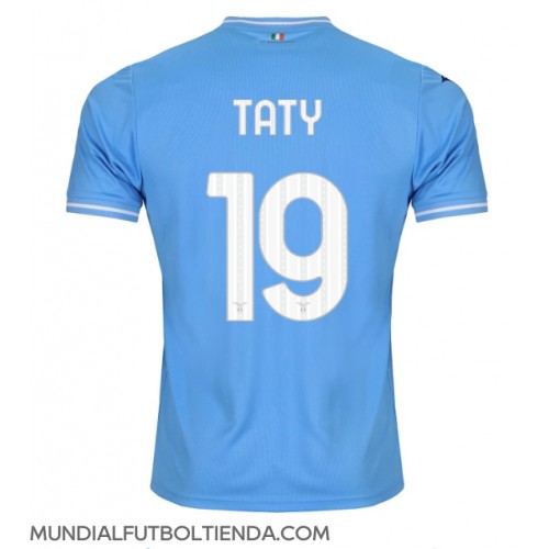 Camiseta Lazio Taty Castellanos #19 Primera Equipación Replica 2023-24 mangas cortas